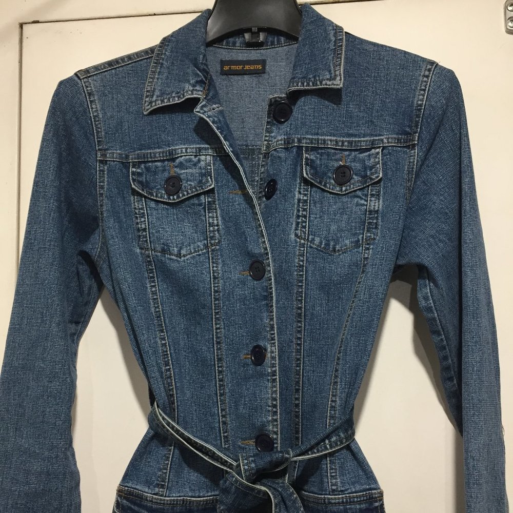 VINTAGE ARMOR JEANS MIDI DRESSES SIZE M